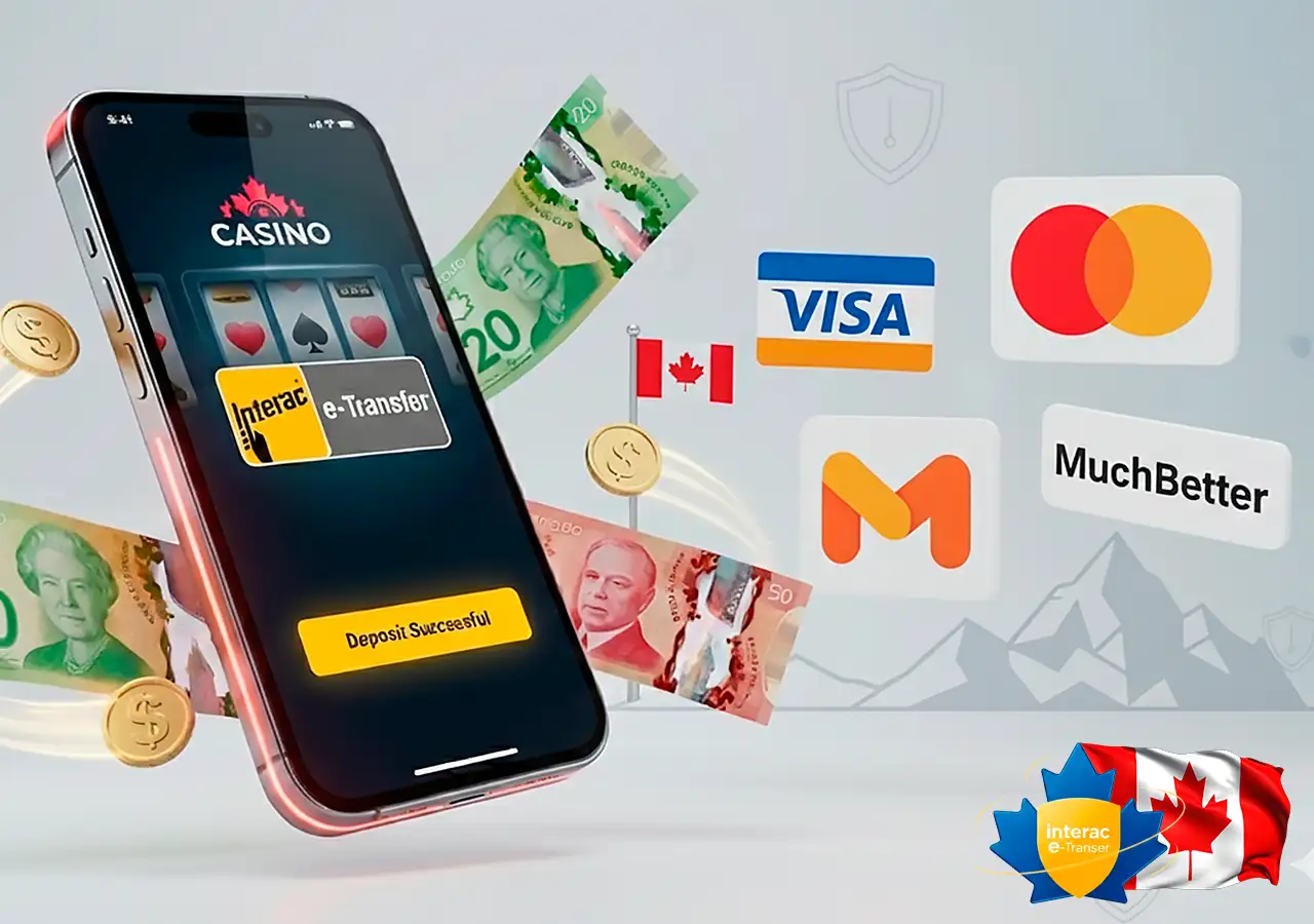 Comparison of payment alternatives to Interac like Visa, Mastercard, and e-wallets.